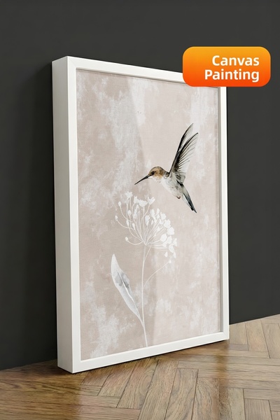 Postifull Pictură murală, Tablou pe pânză cu ramă albă de lux, Seria Ritual, ...