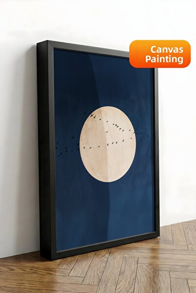 Postifull Pictură murală, Tablou pe pânză cu ramă neagră de lux, Seria Ritual...