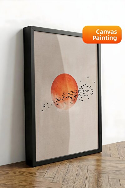 Postifull Pictură murală, Tablou pe pânză cu ramă neagră de lux, Seria Ritual...