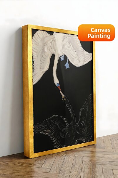 Postifull Pictură murală, Tablou pe pânză cu ramă aurie de lux, Seria Ritual,...
