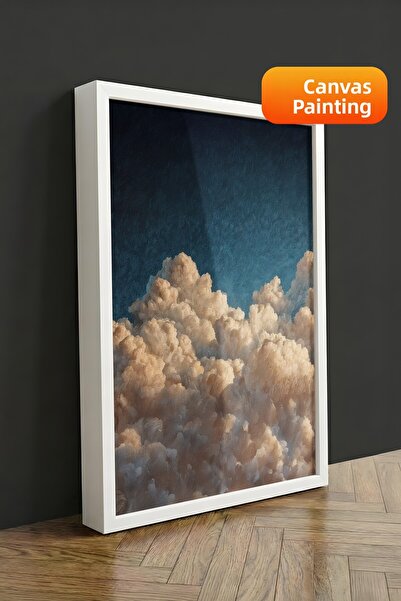 Postifull Pictură de perete, Tablou pe pânză cu ramă albă de lux, Seria Ritua...