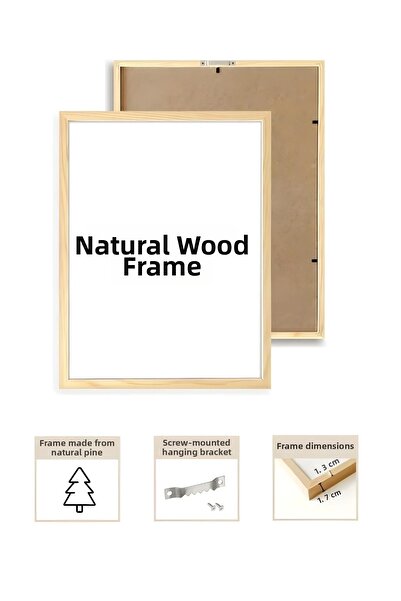 huhuli Wooden Painting Frame, Photo, Certificate, Poster, Puzzle, Baby Room F...