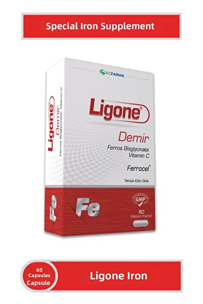 Ligone حديد 60 كبسولة