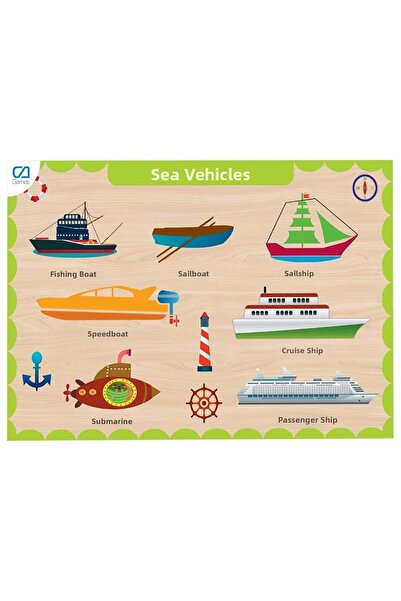 Ca Oyuncak Wooden Watercraft Educational Set - Standard Standard