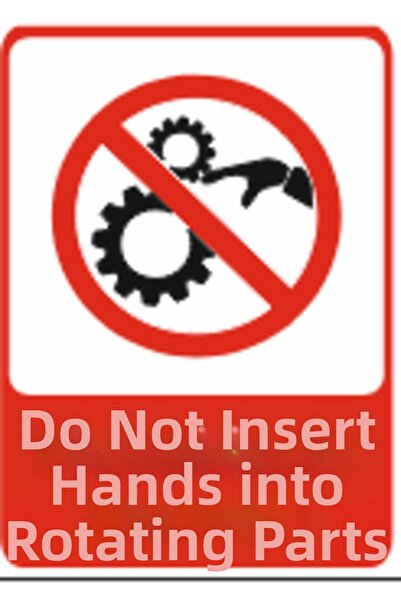 HiperAD Reklam لافتة تحذيرية من نوع DEKOTA BASKI - 3 مم فوركس × 25 سم × 35 سم