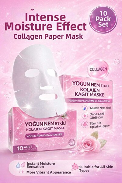 NP Neutroperia Professional قناع ورقي من الخميرة الوردية والكولاجين من نيم بو...