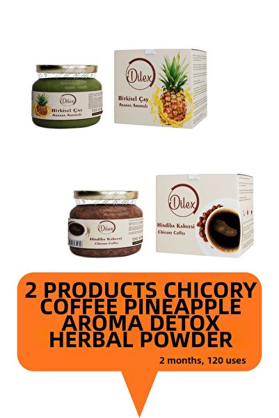 DİLEX Chicory Coffee+Pineapple Flavored Herbal Tea