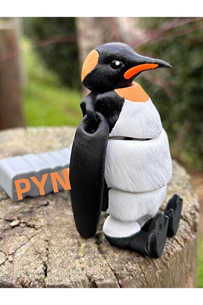 pynarix Nihilist Penguin 3D Movable Figure Organic Pla Medium Size (11 cm) Bp...