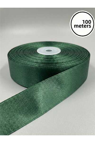 Massaltay 3 cm Satin Ribbon 100 Meters 1 Ball Shiny Decorative Hobby Engageme...