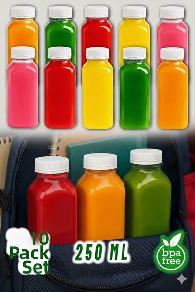 Ezupack Cornered Zemzem School Picnic Juice Smoothie Detox Ginger Plastic Emp...