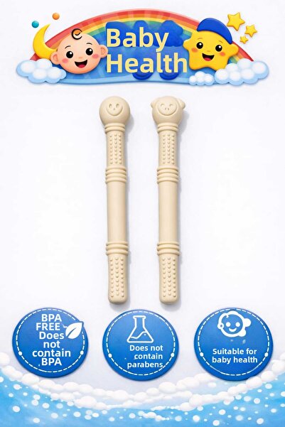 CKM silikon 2-Piece Set of Toothers and Straws