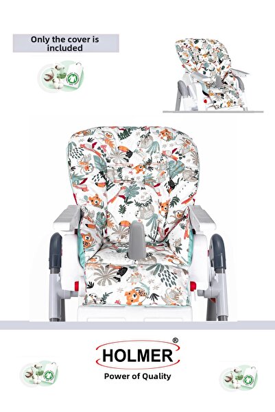 Holmer Water Green Organic Stain-Proof High Chair - Cushion and Cover Max-M