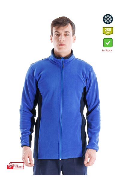 Frekans İş Güvenliği İş Kıyafetleri Safesawa Alp Unisex Polar Jacket Cobalt B...