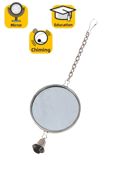 Flamingo لعبة طيور كارلي بمرآة قطر 5 سم