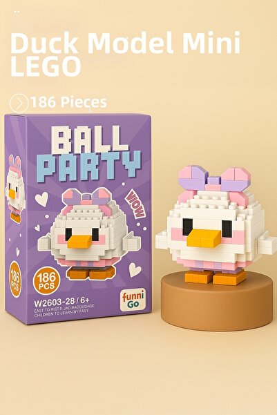 Nandy Home لعبة بناء مجسمة ثلاثية الأبعاد لشخصية البطة