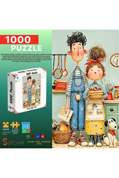 Soi Craft 1000 Piece Puzzle the Sweetest Recipe for Love