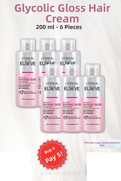 ELSEVE 6 Al 5 Öde Glicolic Gloss Parlaklığı Bakım Kremi 200 ml