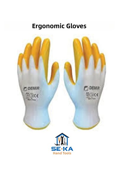 SEKA HAND TOOLS Nitrile Coated Non-Slip Work Gloves Protective Glove for Asse...