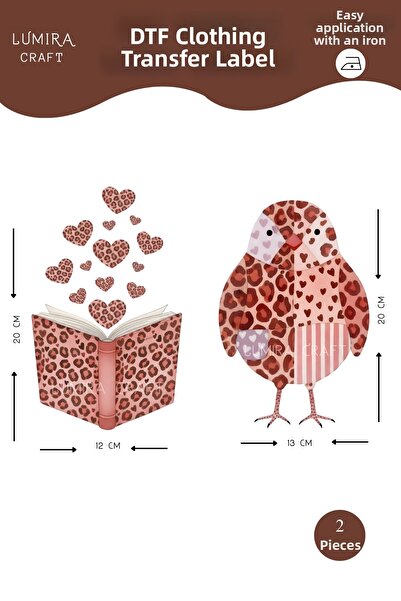 Burak Baskı Tasarım ورق طباعة DTF قابل للالتصاق بالكيّ من قماش براون ليوبارد ...