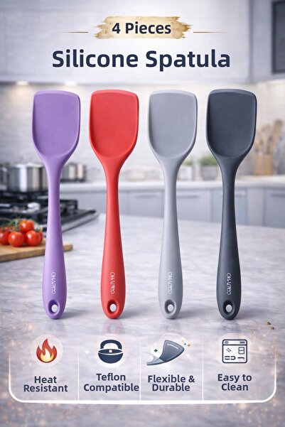 Single (4 Pieces) Our Ultra-Hard Tip Silicone High-Temperature Resistant Non-...