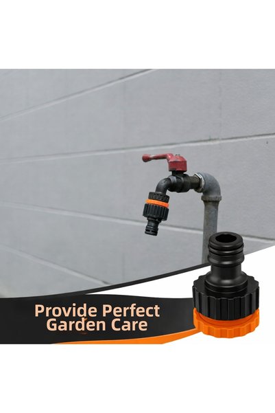 DESIPHON Faucet Adapter 1/2'' - 3/4'' Garden Watering Faucet Connection Fitting 2 Pieces Universal Compatibility