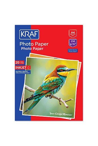 KRAF 2250 Glossy Photo Paper A4 250g 20 Pcs