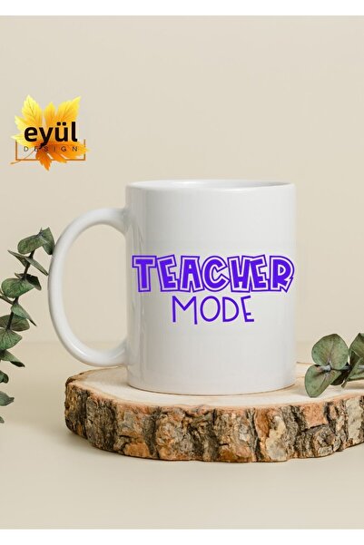 Eylül Design Teacher Special Design Printed Mug Cup Coffee Cup - Teacher's Da...