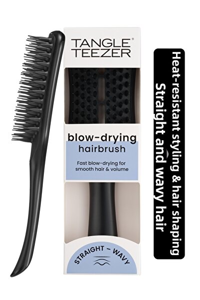 Tangle Teezer فرشاة تصفيف الشعر النهائية بلون أسود فاحم لجميع أنواع الشعر - م...