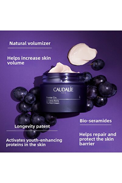 Caudalie Premier Cru Anti-Aging Wrinkle, Blemish Correcting and Plumping Day ...