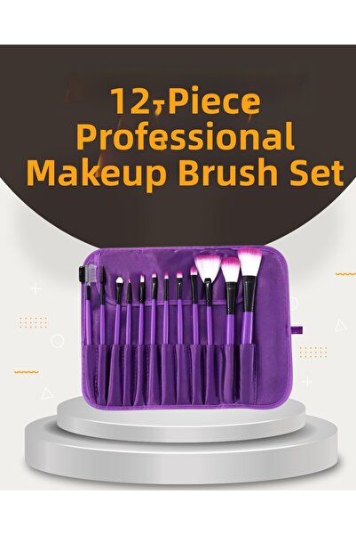 Lisinya 12 Piece Makeup Brush Set Suitable for Foundation, Blush, and Shadow ...