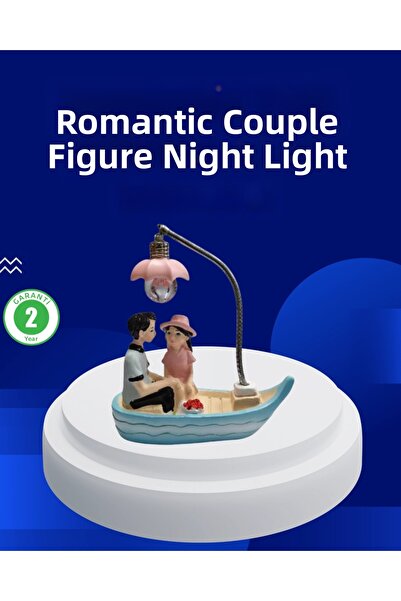 Epilons Romantic Couple Figure on Sandals Led Night Light Table Decor