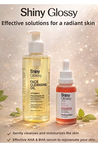 Shiny Glossy By Pürnatura زيت تنظيف الوجه اللامع 200 مل فيتامين إي وبروفيتام ...