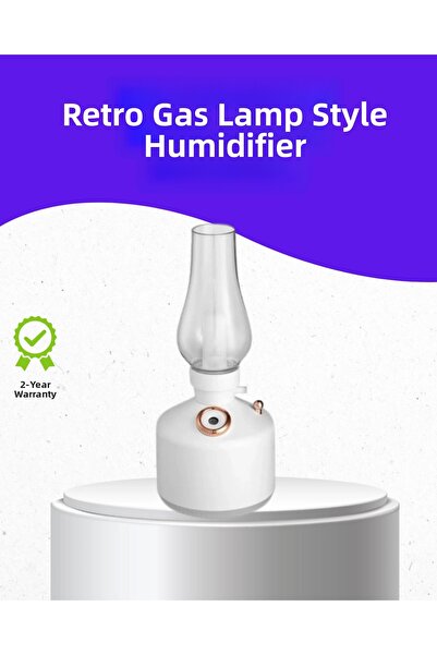 CT STONES Retro Gas Lamp Appearance Led Steam Sprayer Aroma Diffuser