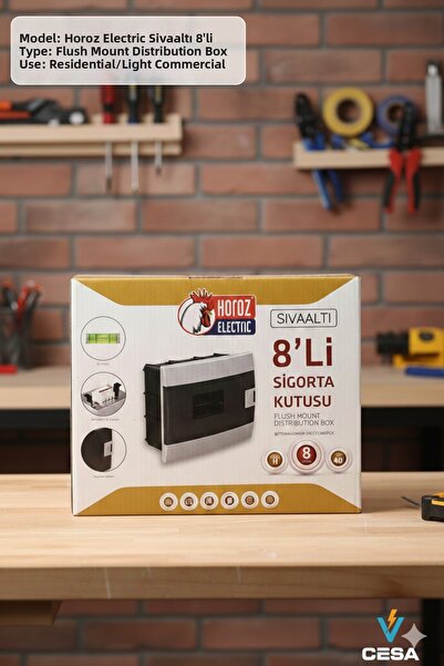 cesaa elektirik Horoz Electric Sink-In Eight-Pin Insulated Fuse Box