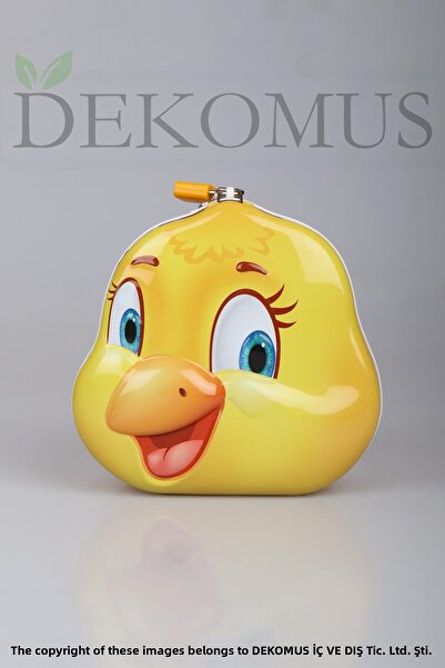 DEKOMUS SÂMBURĂ DE BĂRĂ "YELLOW KANARYA" CU CHEIE, DESIGN SPECIAL, 1907