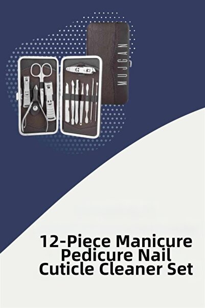 magicool 12 Pieces Stainless Steel Compact and Portable Manicure Scissors Nai...