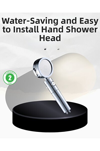 Lisinya Easy-To-Install 3-Mode High Pressure Shower Head - Tygoo