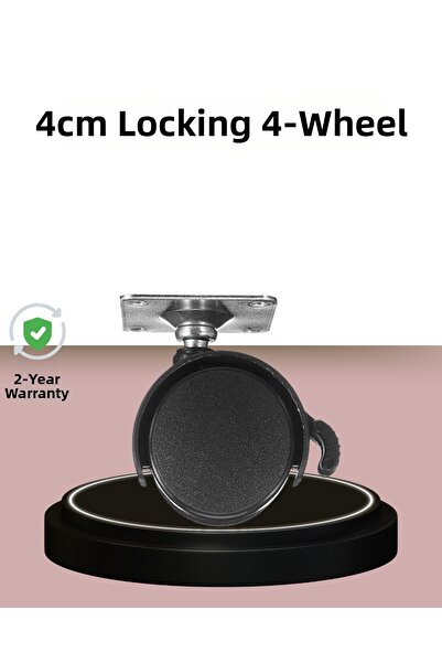 Teknoşık TEKNO ŞIK Set de 4 picioare cu roată de 4 cm, cu blocare, pentru pro...