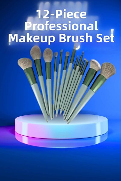 Lisinya 13 Pieces Makeup Brush Set Eyeshadow Contour Highlighter Brush Non-Ma...
