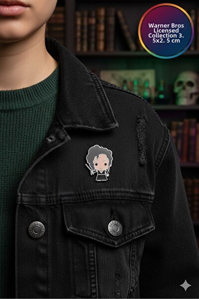 TOYFEST Harry Potter Bellatrix Pin Badge Warner Bros Licensed 3.5X2.5 cm Coll...