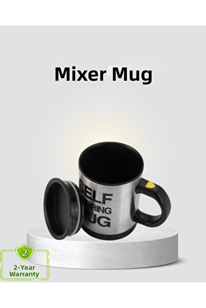 Lisinya Smart Self-Stirring Thermal Mug – Stainless Steel - Tygoo