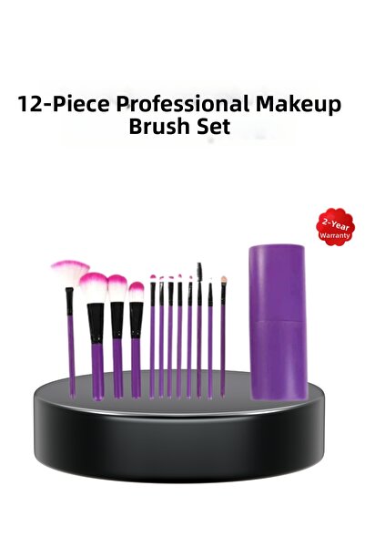 Lisinya 12-Piece Professional Makeup Brush Set – Non-Shedding Soft Bristles, ...