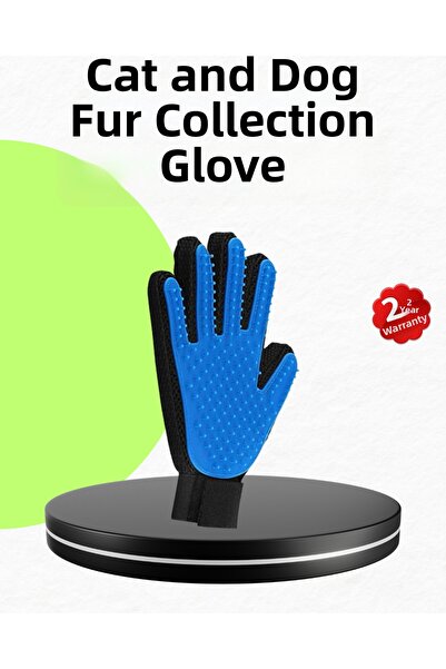 Epilons Pet Grooming Glove – Silicone Glove with Massage and Hair Collection ...