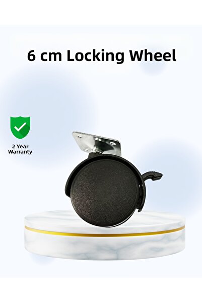 Teknoşık TEKNO ŞIK 6 cm Picior cu roată blocabilă, o singură bucată