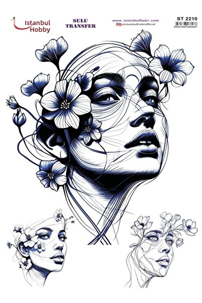 İstanbul Hobi Water Transfer Paper 25X35Cm St-2210