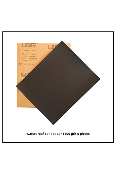 Adilon Paper Water Sandpaper, 1500 Grit, (5 Sheets)