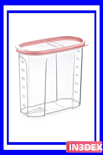 İN3DEX Organized and Safe Food Storage Container with 1.7 Liter Capacity