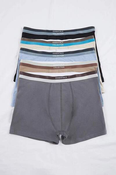 Trendyol Collection Πολύχρωμο ανδρικό πολύχρωμο ελαστικό μεγάλου μεγέθους 5 τ...