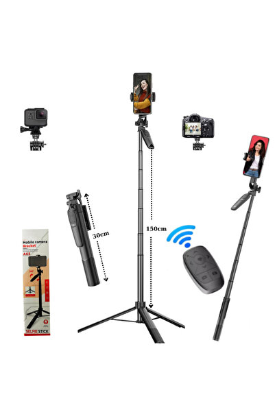 RaSteff Селфи стик многофункционален 2 в 1, RaSteff, първокласно качество 150...