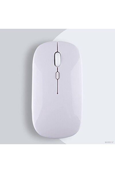 Sneezy Honor Tablet Şarj Edilebilir Sessiz Mouse Bluetooth + 2.4Hz Wifi Kablo...